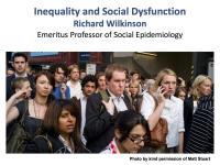 Inequality and Social Dysfunction