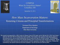 How Mass Incarceration Matters: Returning Citizens and Principled Transformations