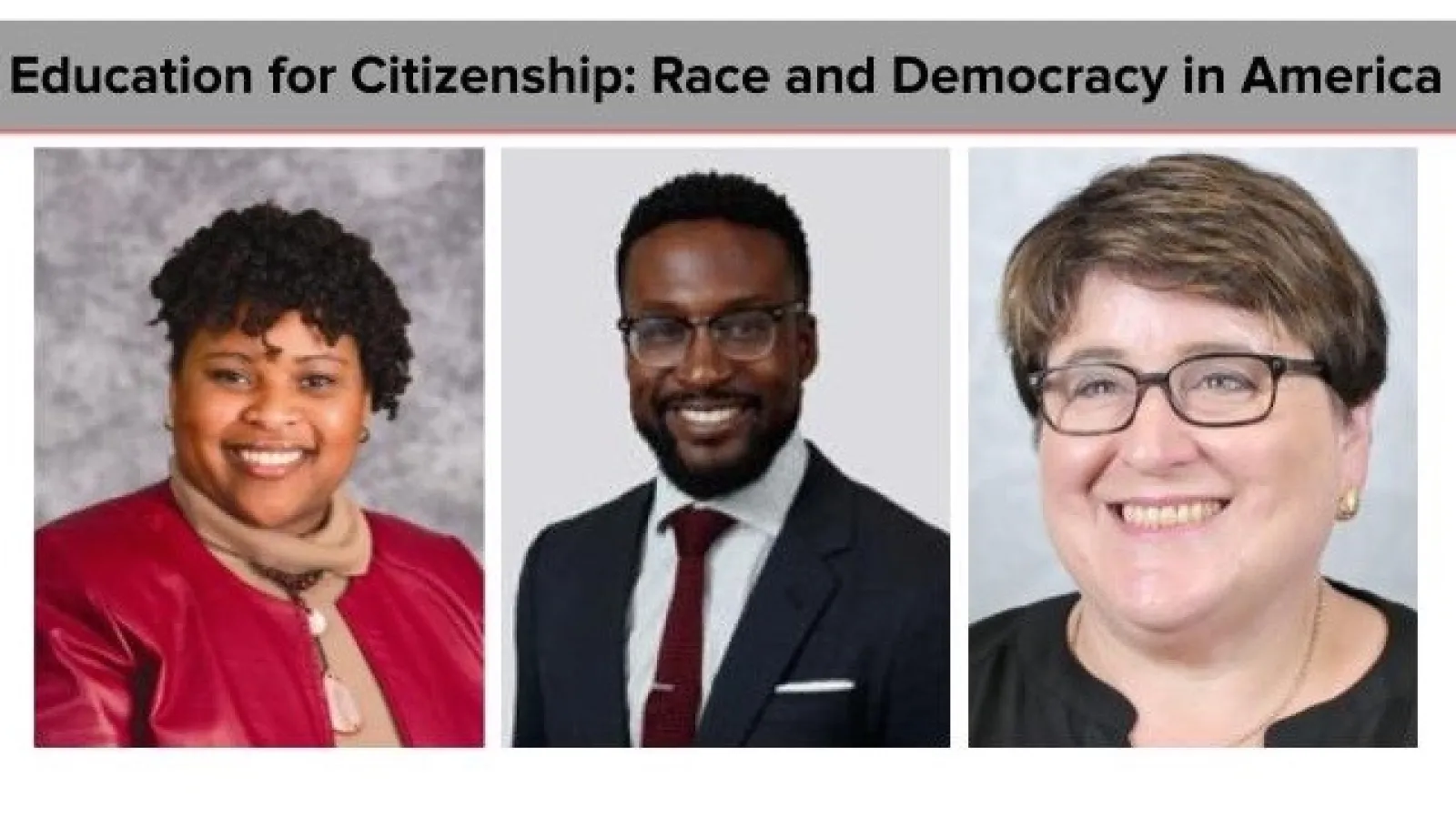 Race and Democracy in America panelist photos