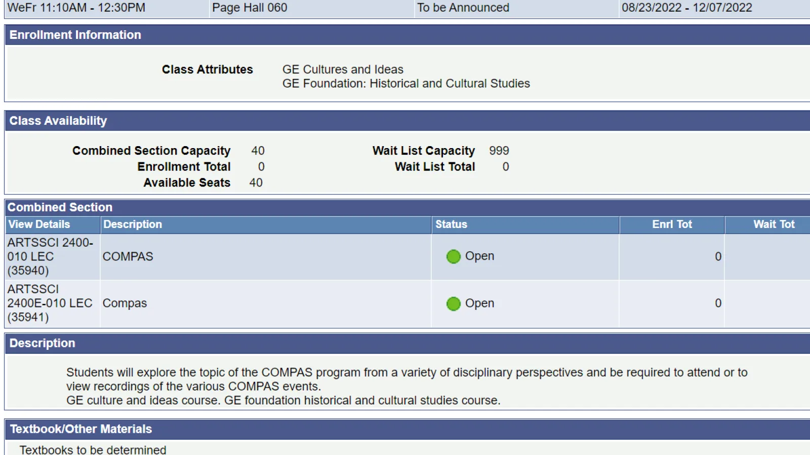 ARTSSCI 2400
