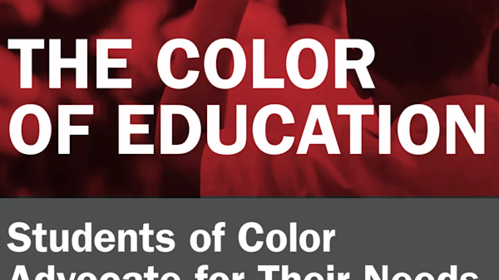 The Color of Education: Students of Color Advocate for Their Needs