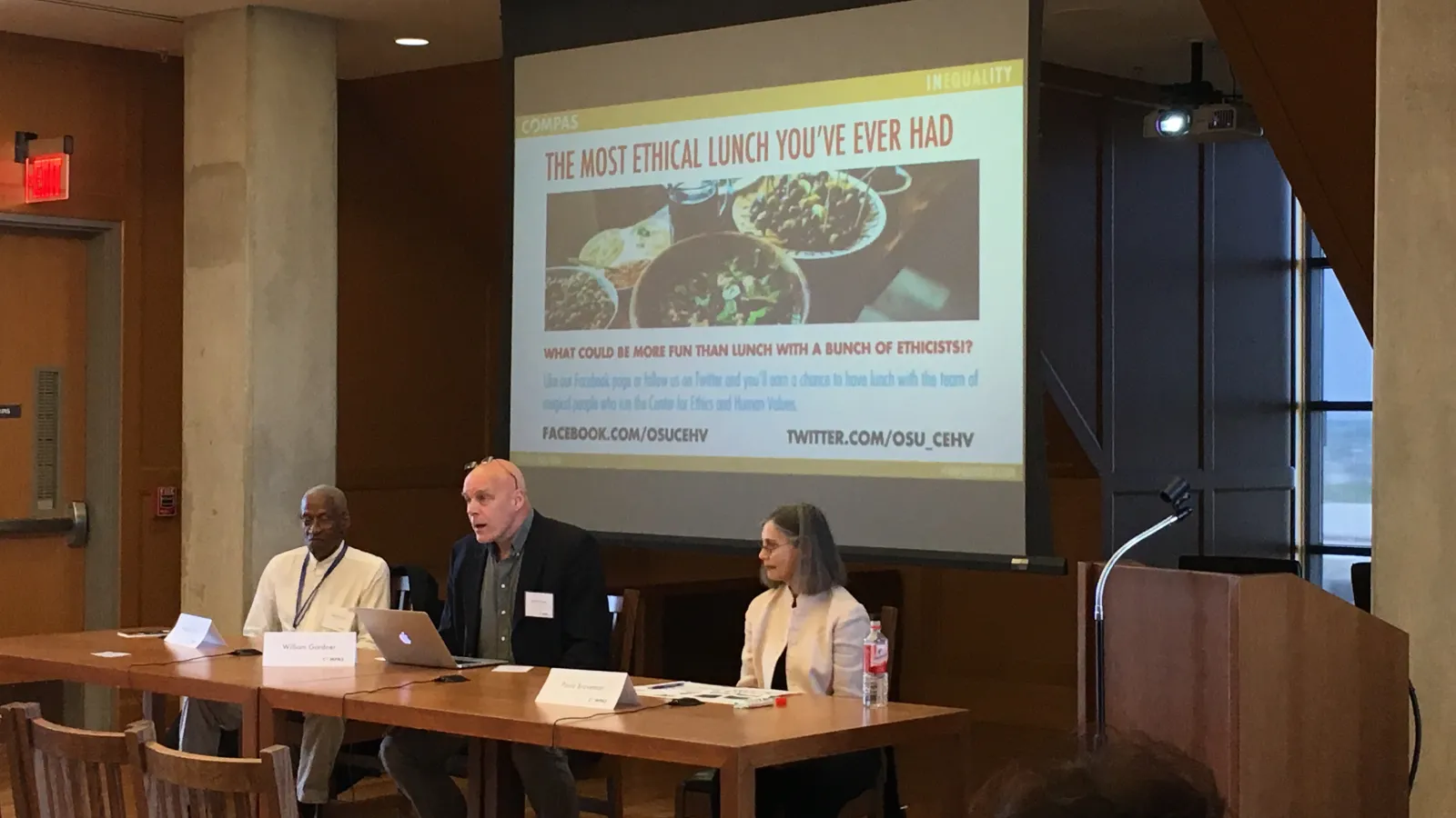 Robert Fullilove, Bill Gardner, and Paula Braveman at the Fall Conference