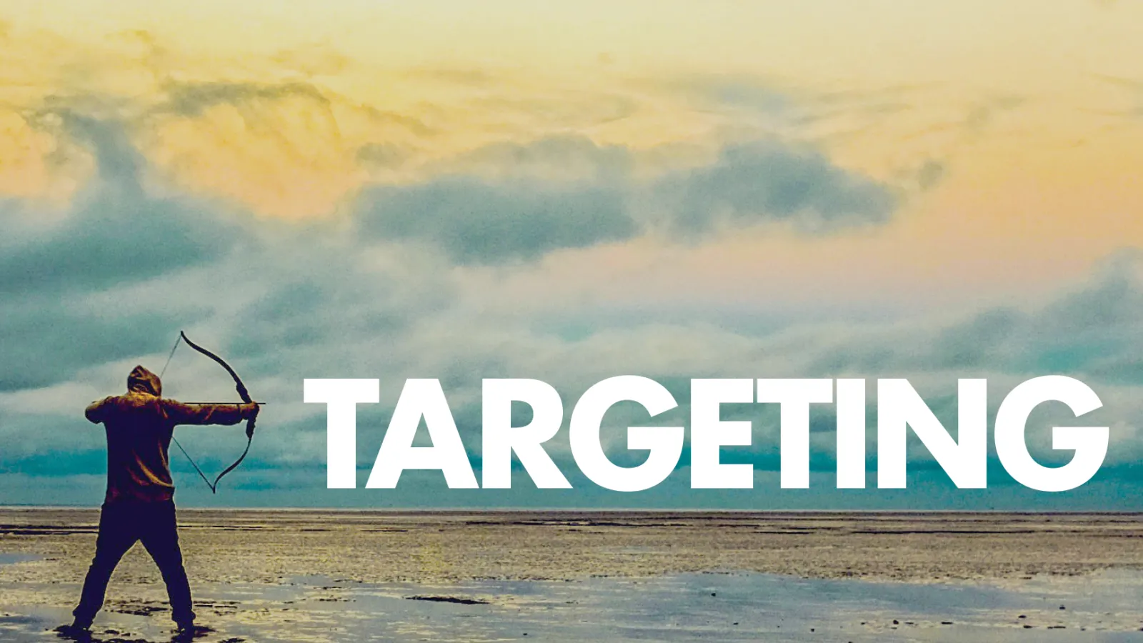 Archer aiming at targeting