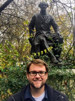 Piers and John Stuart Mill statue