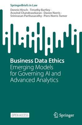 Business Data Ethics book cover