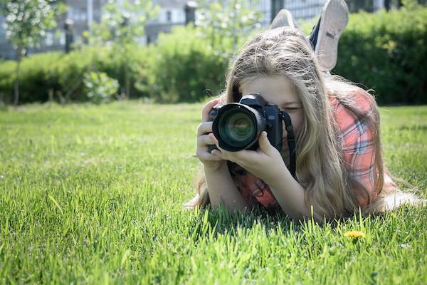 Girl with camera