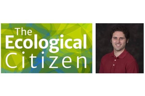 Ecological Citizen logo and Trevor Hedberg headshot