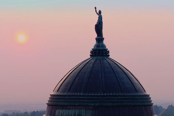 Montana State Capitol Building at Dawn