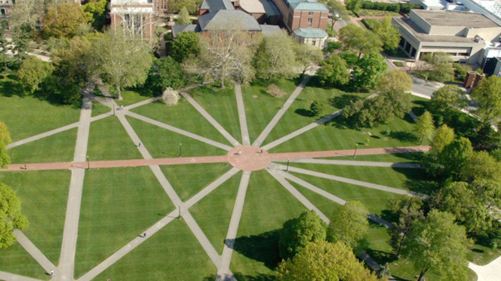 Aerial View of Oval